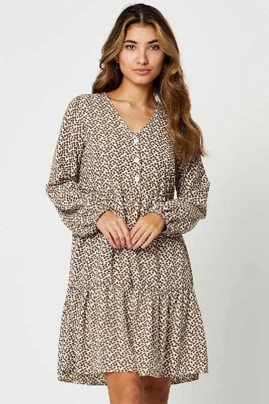 IconicPrint Skater Dress