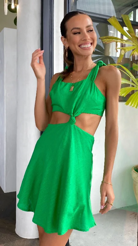 Monochrome-stylishRenee Mini Dress - Green