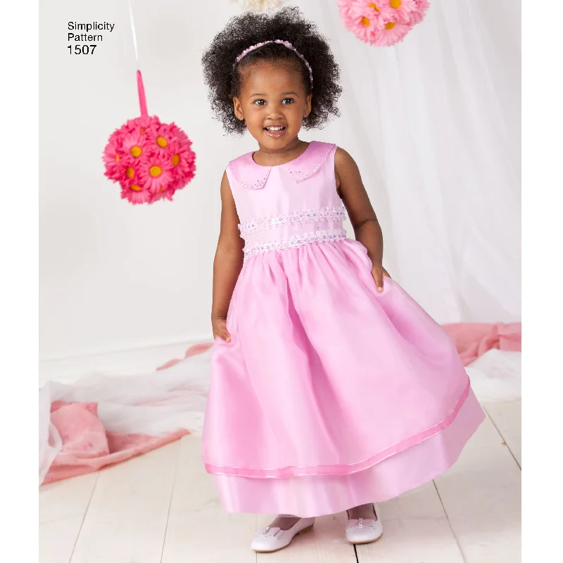StylishSimplicity Pattern 1507 Toddlers' and Child's dress