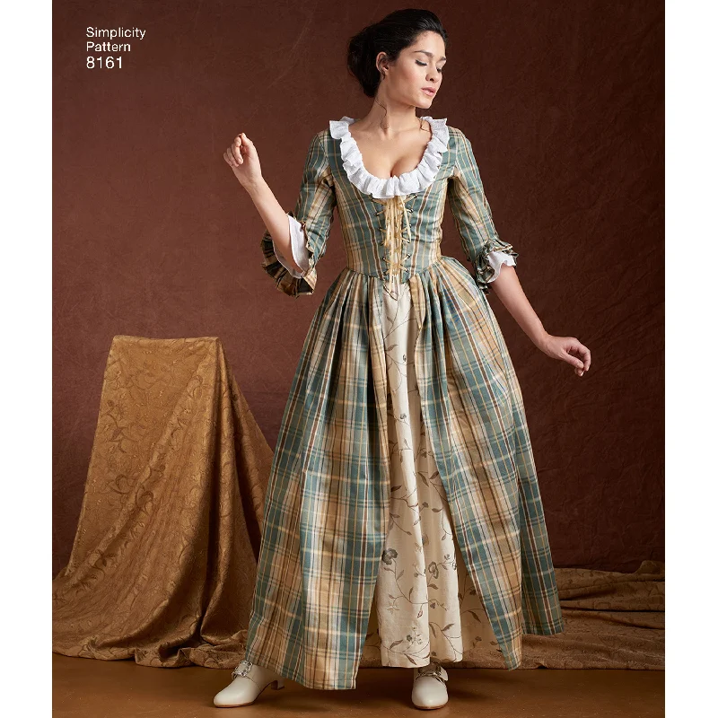 Graphic-heavySimplicity Pattern 8161 18th century highland costumes