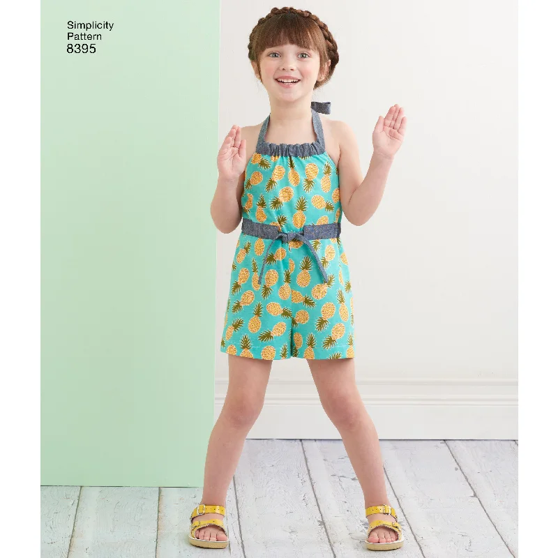 Old-moneySimplicity Pattern 8395 dress and rompers