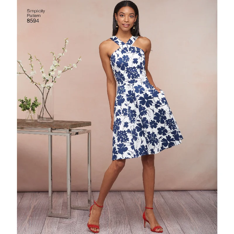 StylishSimplicity Pattern 8594 Women's and Miss petite dresses