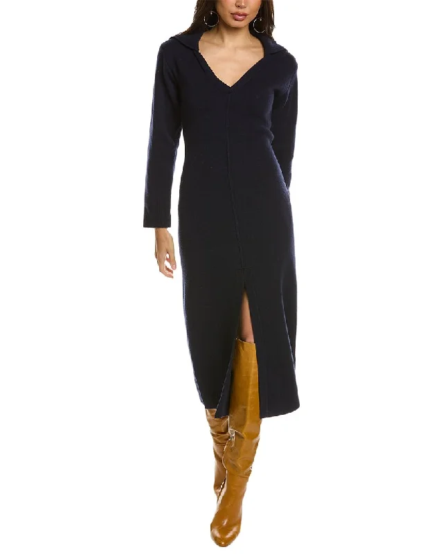 Sporty-luxeSandro Wool-Blend Sweaterdress