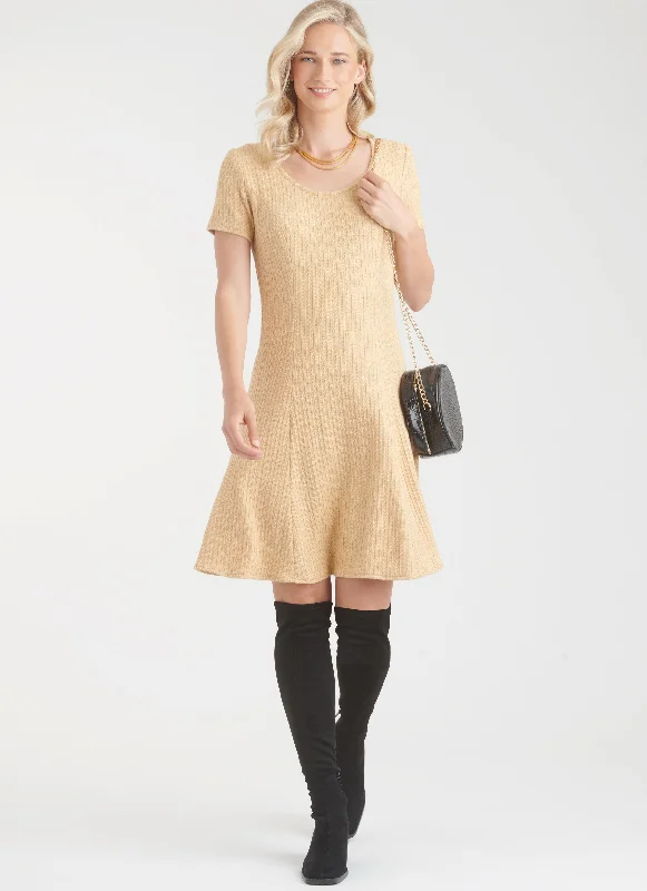 Old-moneyNew Look Sewing Pattern 6765 Misses' Knit Dresses