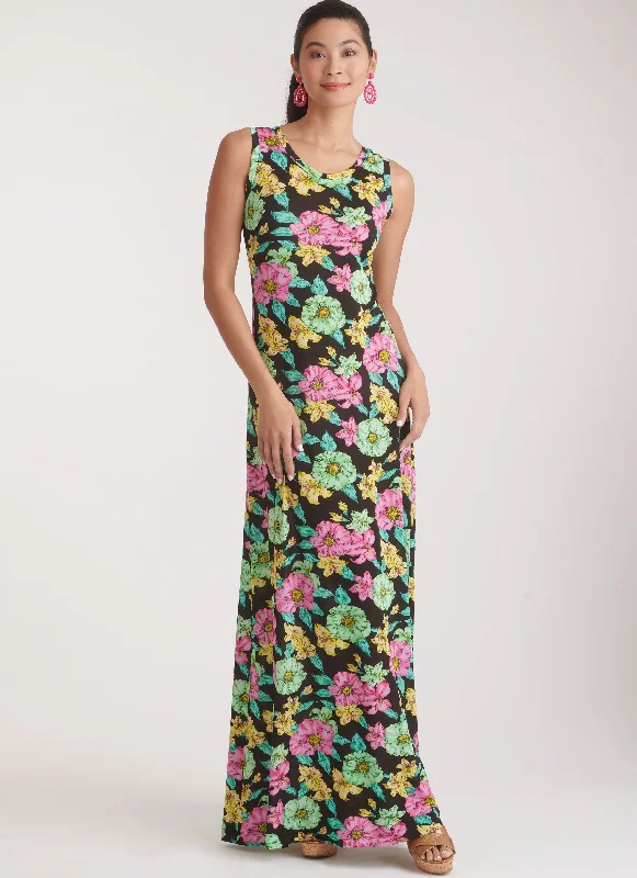Effortlessly-stylishNew Look sewing pattern 6775 Knit Dress in Two Lengths