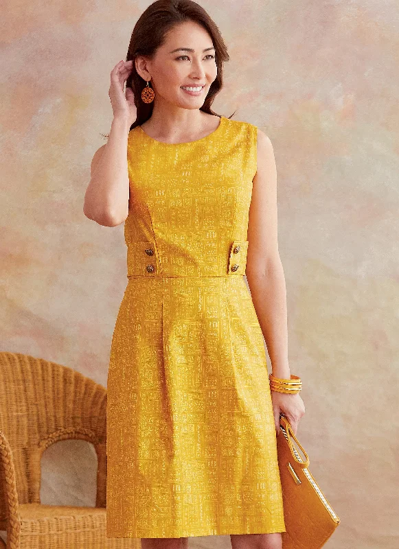 Hepburn-esqueButterick 6676 Misses' Dress Pattern | Easy