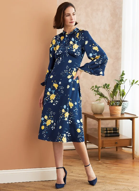 Monochrome-eleganceButterick 6705 Dress Pattern