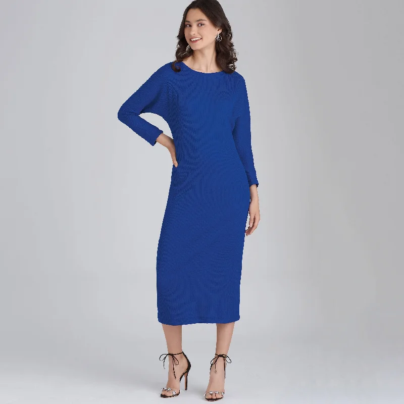 Neutral-paletteSimplicity Sewing Pattern 9011  Knit Pullover Dresses