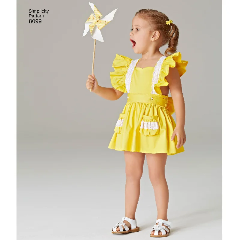 Cool & casualSimplicity Pattern 8099 vintage pattern for toddlers