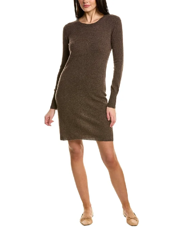 Tastefully-boldsofiacashmere Classic Cashmere Sweaterdress