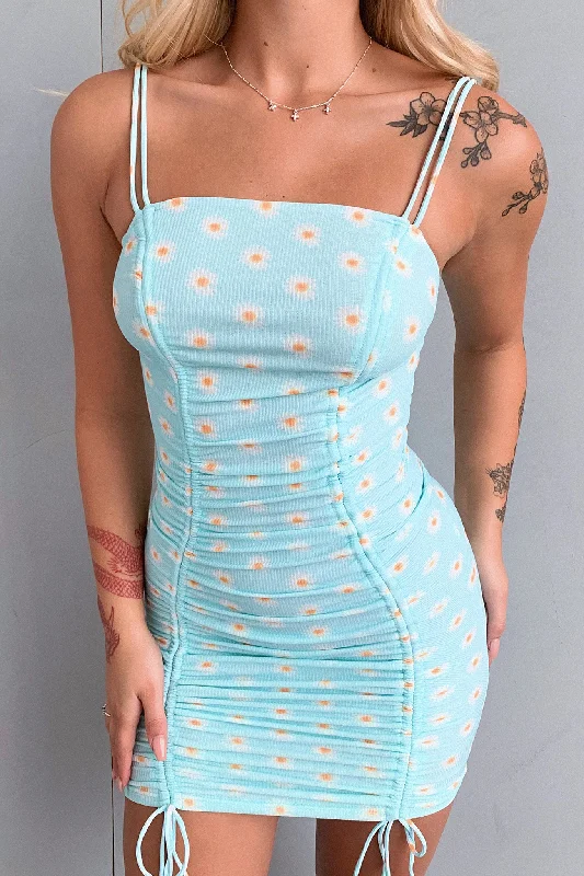 IconicSummah Dress - Blue Floral