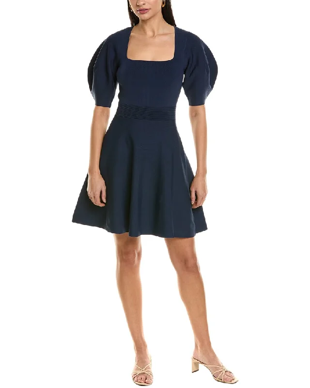 ClassyTed Baker Puff Sleeve Skater Dress