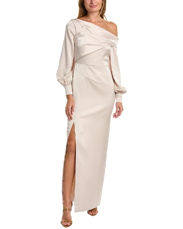 Retro-chicTheia Bishop Sleeve Column Gown