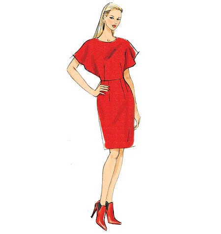 Sleek-functionalityVogue Pattern 9021 Misses' Dress | Very Easy