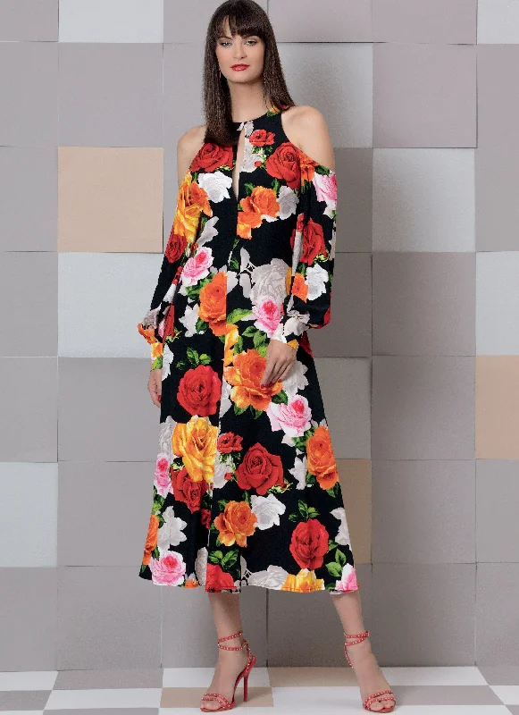 EdgyVogue Pattern 9296 Misses' Dress Pattern