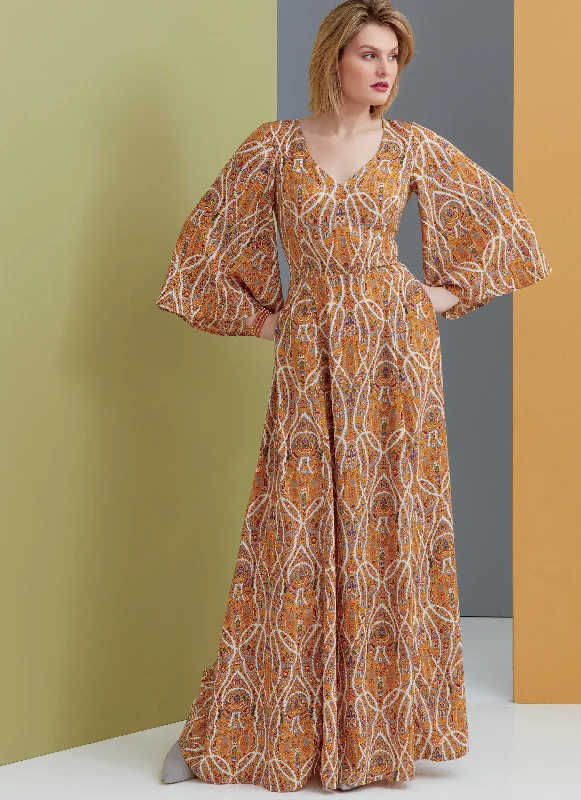 Light & airyVogue Pattern 9328 Misses' Dress | Vogue Easy Options, Custom Fit