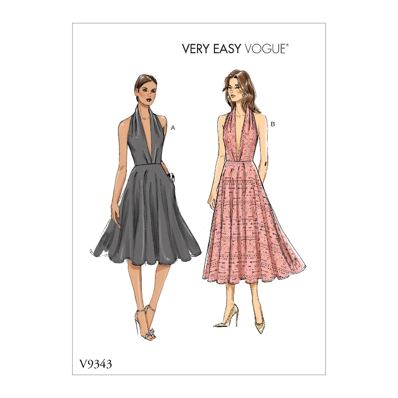 Statement-making glamourVogue Pattern 9343 Misses' Dress | Vogue Pattern