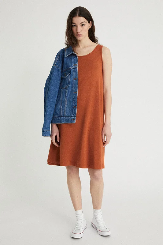 Oversized-trendyEco-friendly Short circular knit dress
