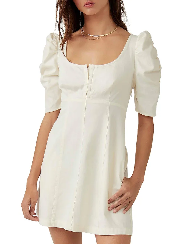 Timelessly-elegantWomens Daytime Denim Mini Dress