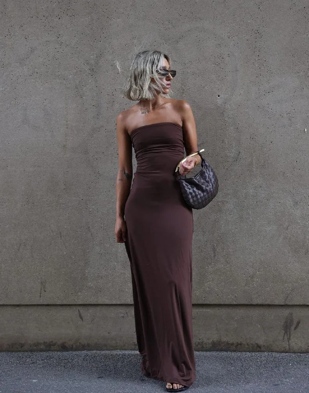 Utility-glamAda Maxi Dress (Cocoa)