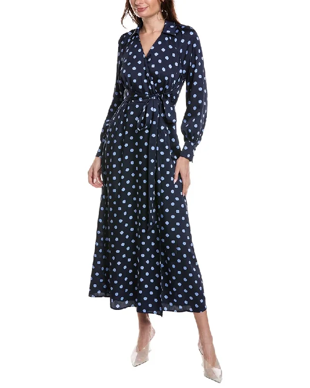 Street-vintageAnne Klein Collared Maxi Dress
