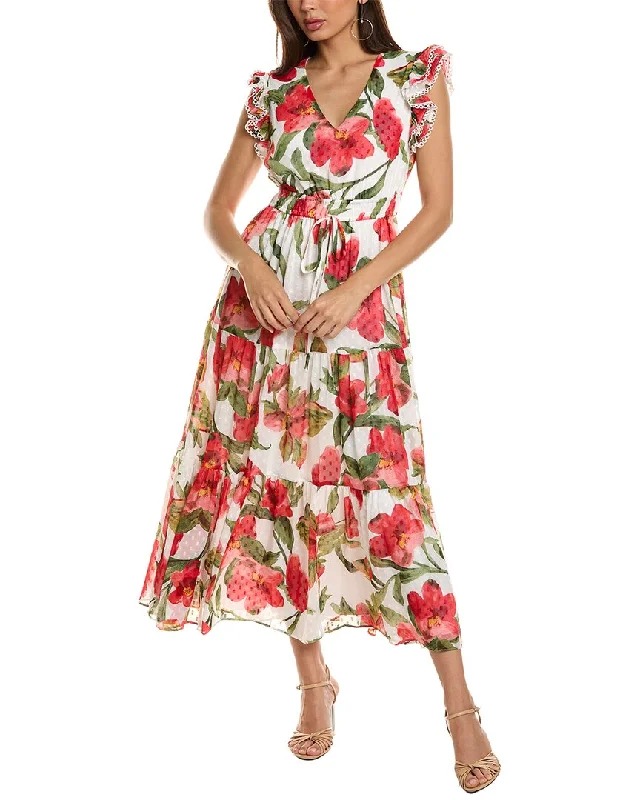 Vintage-chicAnne Klein Drawstring Maxi Dress