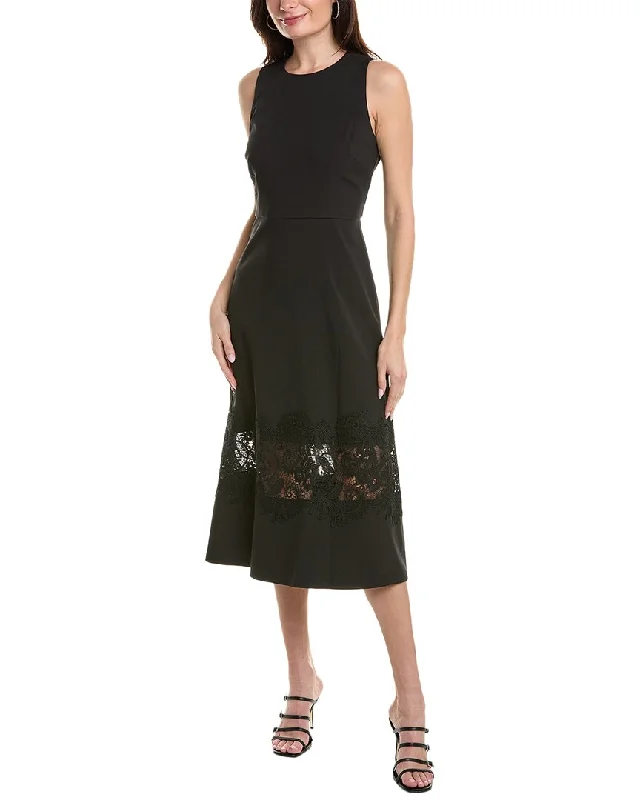 Monochrome perfectionAnne Klein Fit And Flare Midi Dress