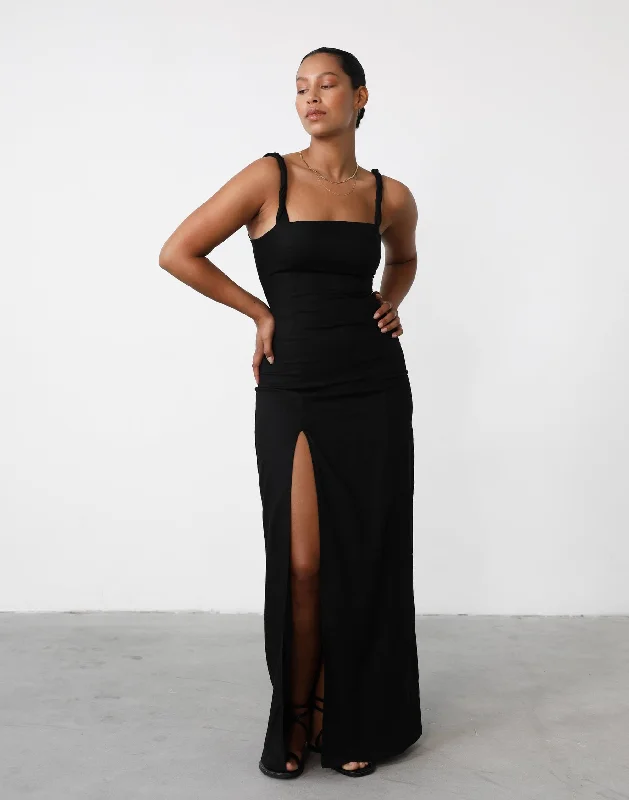 DramaticBacalar Maxi Dress (Black)