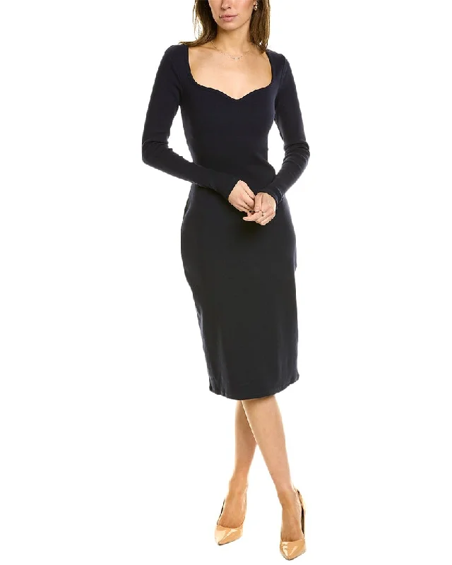 Uncluttered eleganceBoden Sweetheart Ribbed Jersey Sweaterdress