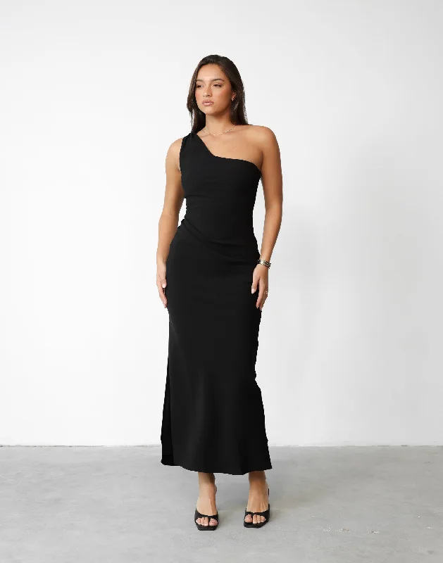 Fashion-forwardCaroline Maxi Dress (Black)