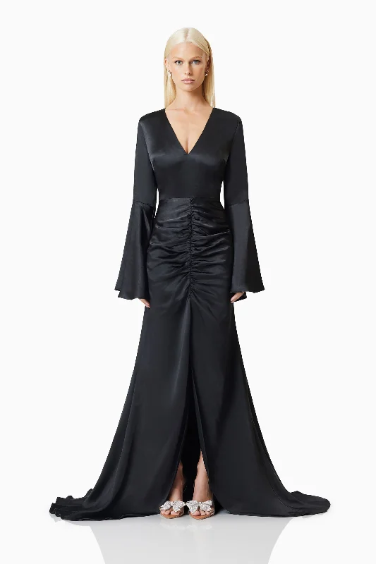 City-readyClementine Eventwear Maxi Gown In Black