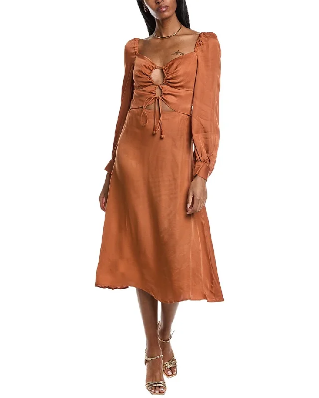 Sporty-glamFARM Rio Cutout Maxi Dress