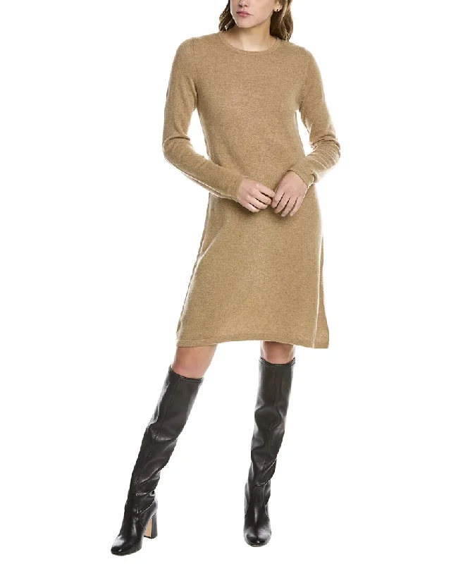 Function-meets-styleForte Cashmere Crewneck Cashmere Sweaterdress