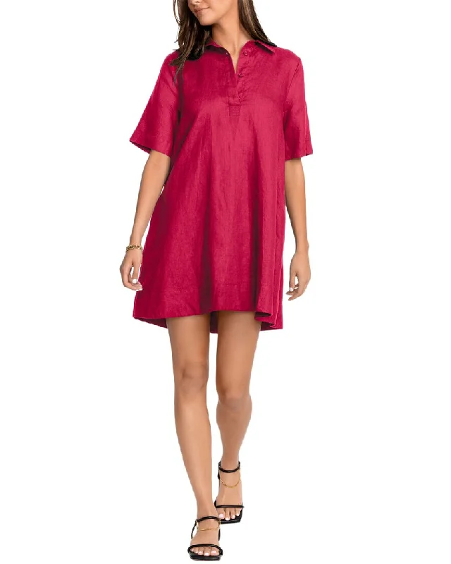 TrendyJohnny Was Linen Polo Dress