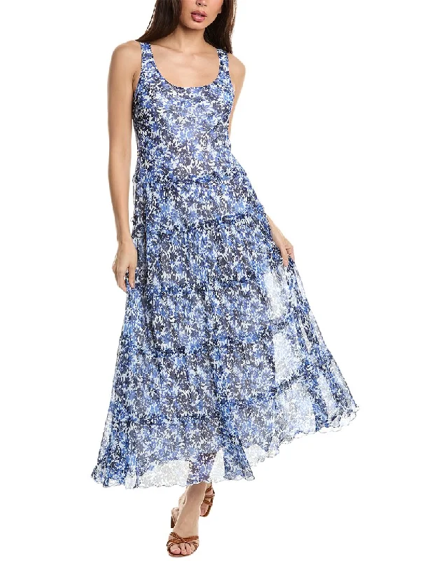 Unisex-chicJones New York Tiered Maxi Dress