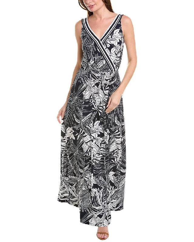 Soft rufflesJoseph Ribkoff Palm Maxi Dress