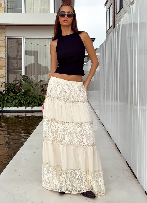 Neo-streetLoretta Maxi Skirt - Ivory