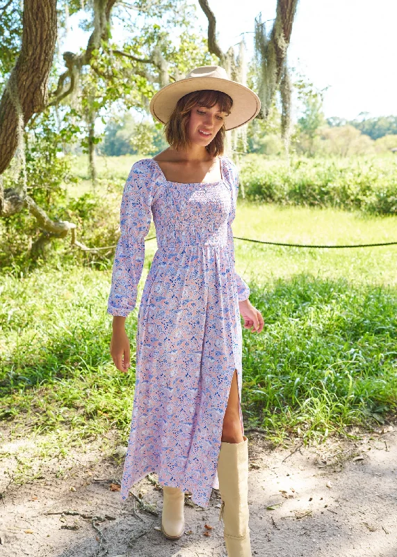 Tactical-coolMarion Square Puff Sleeve Maxi Dress