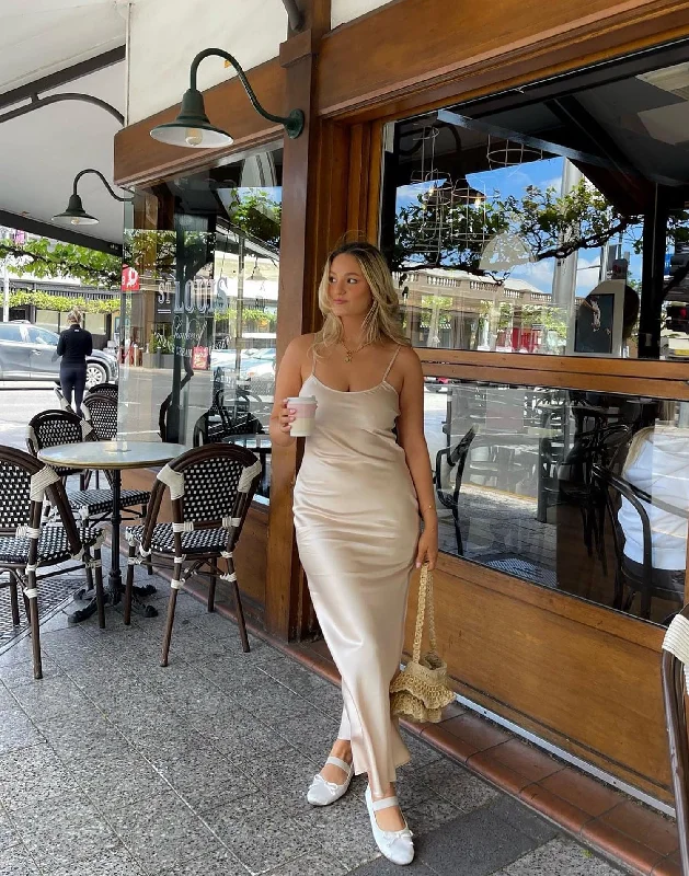 High-fashionMartha Maxi Dress (Sandstone)