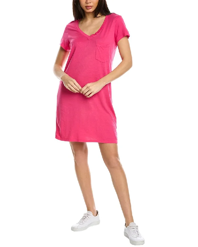 Earthy eleganceMichael Stars T-Shirt Shift Dress