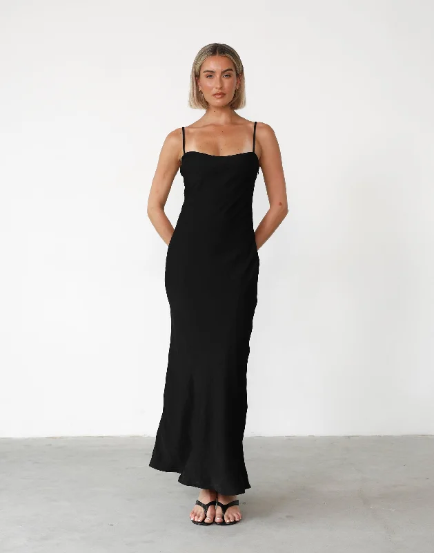 Urban-techMya Maxi Dress (Black)