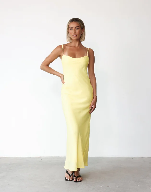 Cool & casualMya Maxi Dress (Lemon)