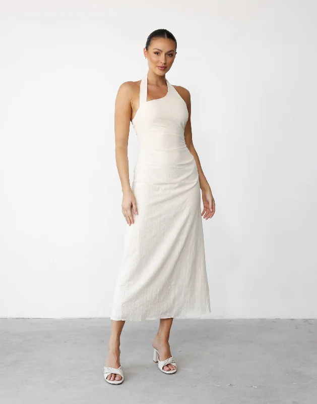 AntiqueNakia Maxi Dress (Beige)