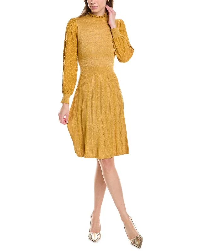Edgy-chicNanette Nanette Lepore Mock Sweaterdress