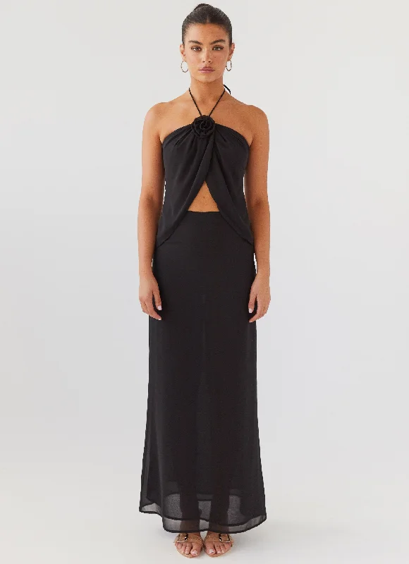 Seaside sophisticationNightfall Maxi Skirt - Midnight