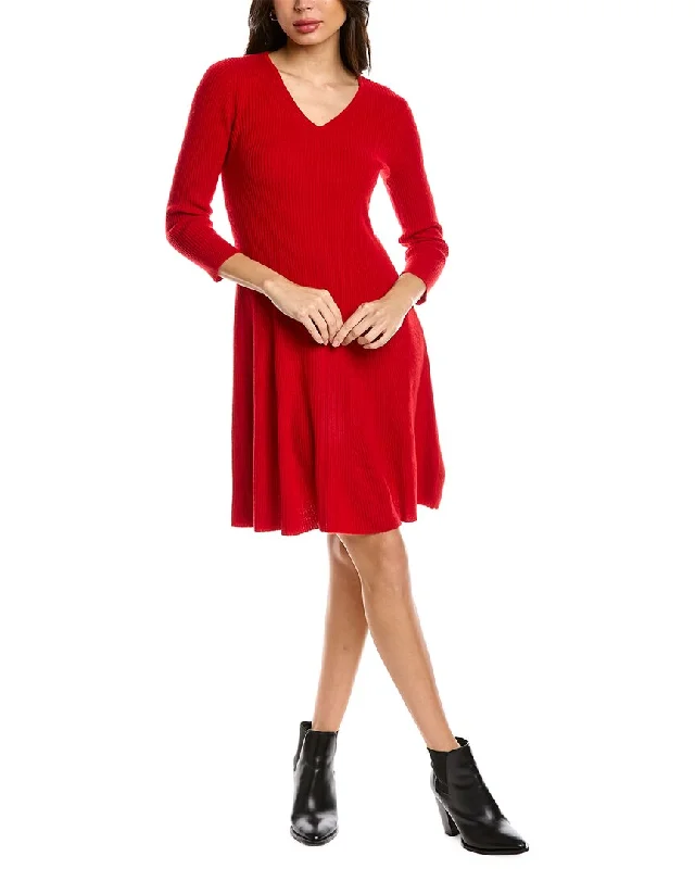 Nostalgicsofiacashmere A-Line Cashmere Sweaterdress