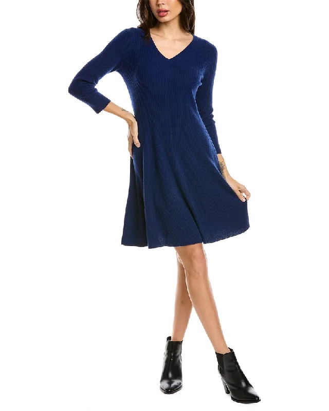 Desert-chicsofiacashmere A-Line Cashmere Sweaterdress