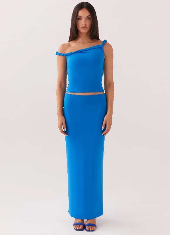 Underground-chicSolace Soul Maxi Skirt - Cobalt
