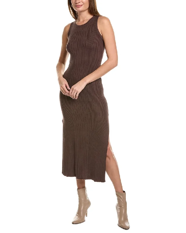 Contemporary-coolSplendid Rib Silk-Blend Sweaterdress