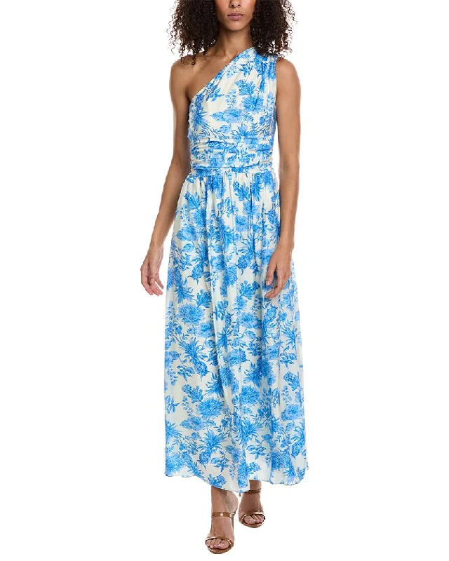 Crisp & refinedTaylor One-Shoulder Maxi Dress